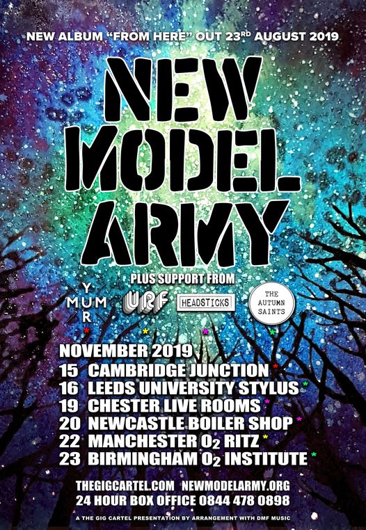  New Model Army Tour Poster